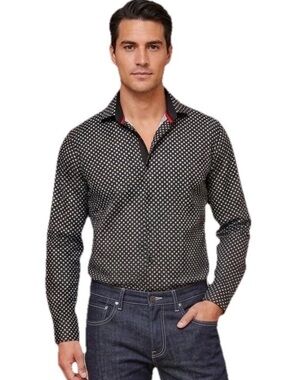 Silver Stone Collection Modern Fit Button Down L